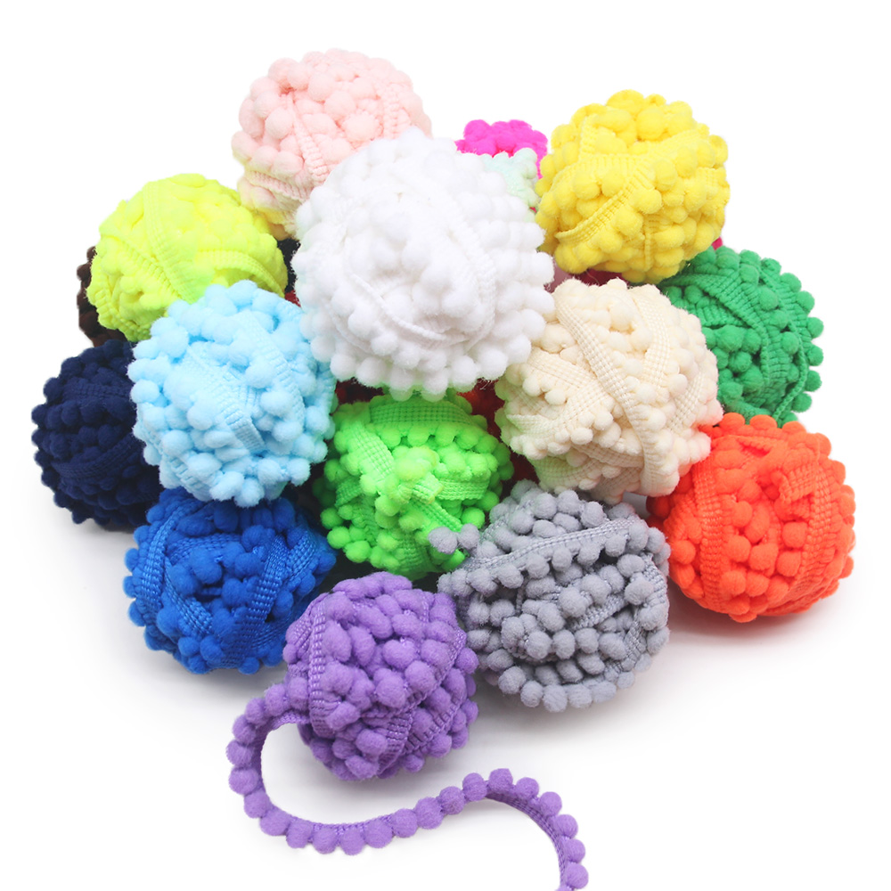 Fringe Ribbon Sewing - 2Yards Pom Pom Trim Bal Pompom