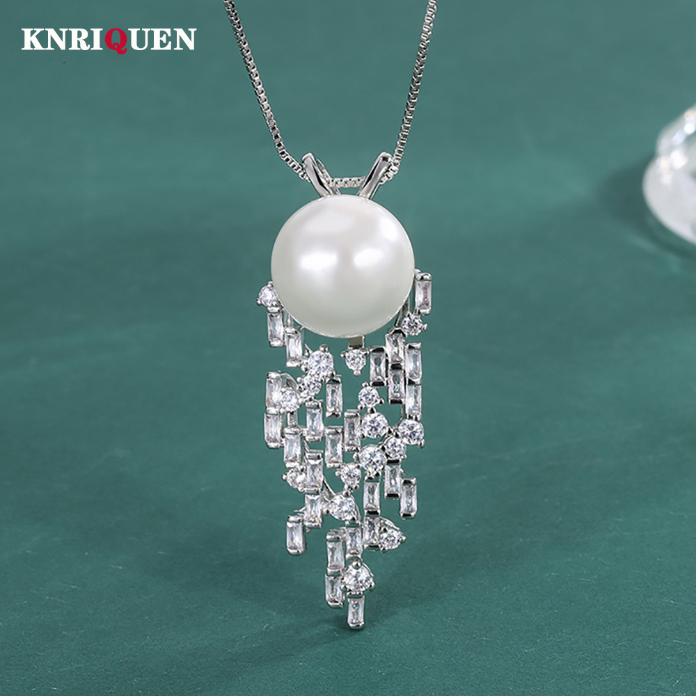 Pearl Trim Chain - 2022 Charms 14Mm Zwart Wit Goud