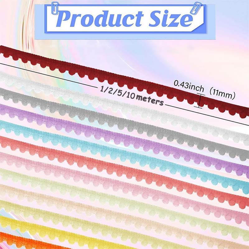 1-10 meter mini pompon trim ka - Fringe Ribbon Sewing recensie en prijs