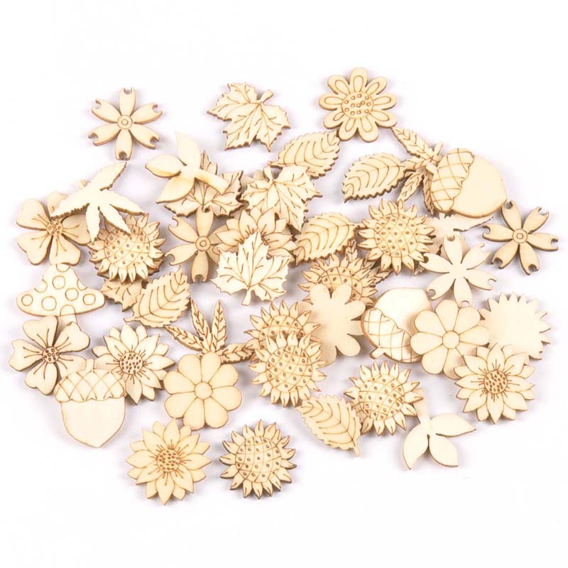 30 Stuks 25-30Mm Hout Diy Acce - Craft Embellishments recensie en prijs
