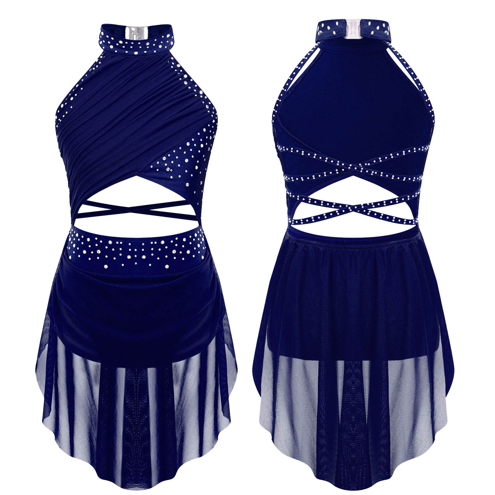 Kinderen Meisjes Ballet Turnpa - Rhinestone Banding Trim recensie en prijs