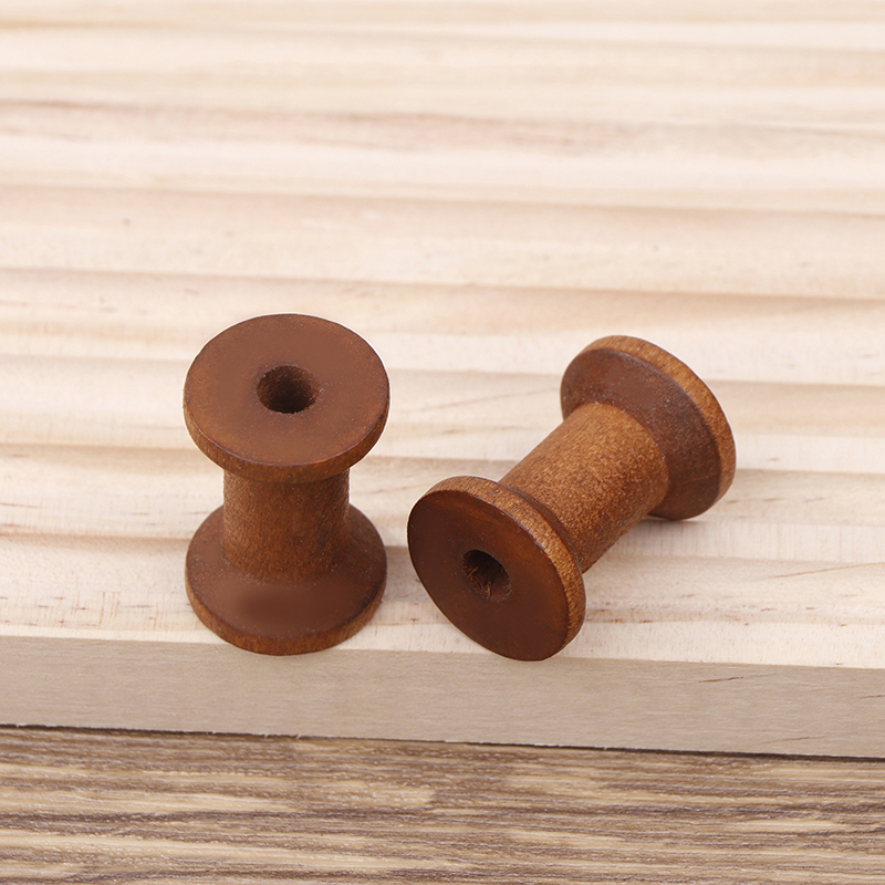 10Pc Vintage Houten Spoelen DI - Organza Ribbon Spool recensie en prijs