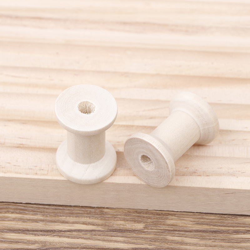 10Pc Vintage Houten Spoelen DI - Organza Ribbon Spool recensie en prijs