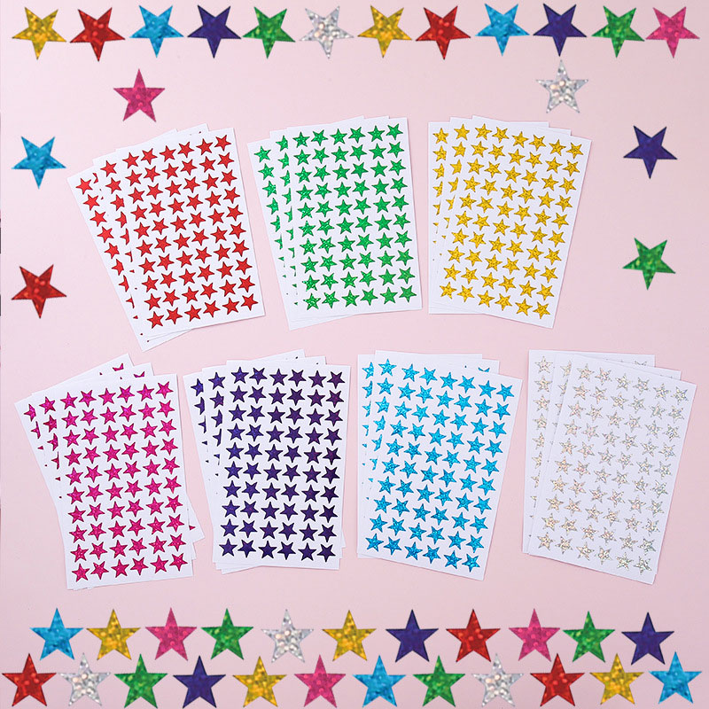 420 stuks sterstickers spranke - Glitter Vinyl Roll recensie en prijs