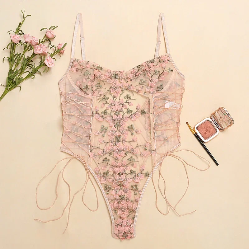 Vrouwen sexy lingerie bodysuit - Embroidery Embellishments recensie en prijs