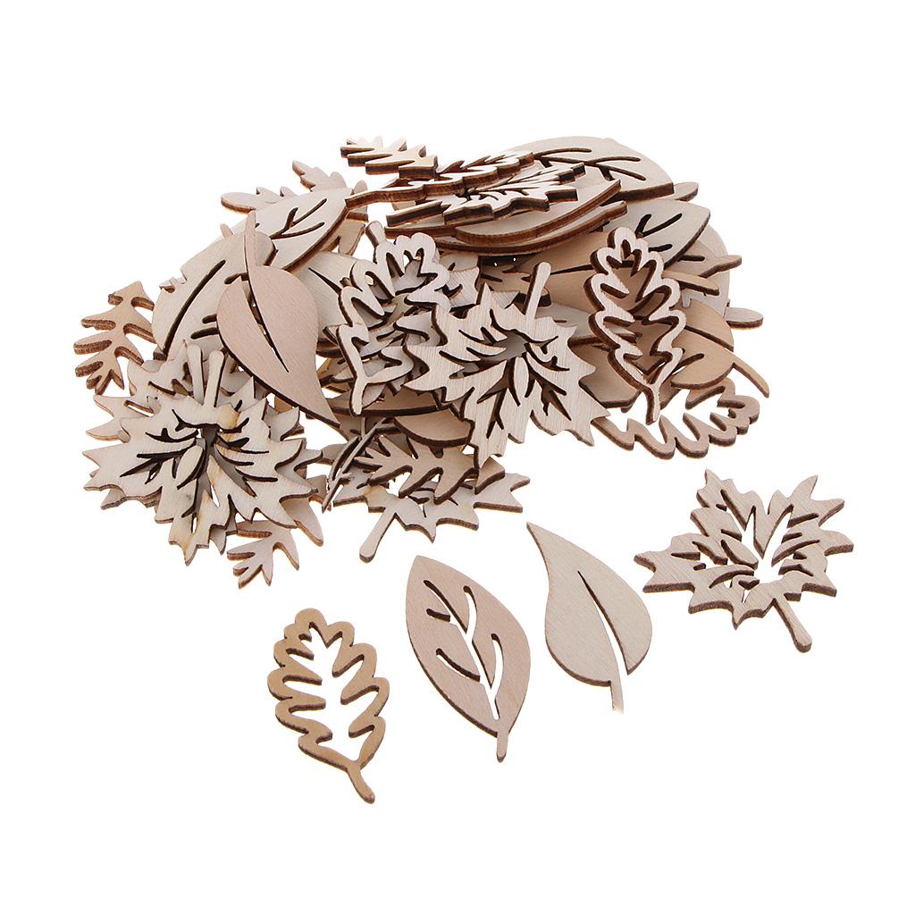 50 Stuks Houten Bladeren Versi - Christmas Craft Embellishment recensie en prijs