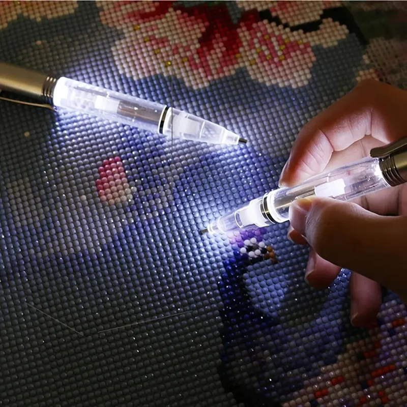 LED-licht Diamantschilderpen 1 - Embroidery Embellishments recensie en prijs