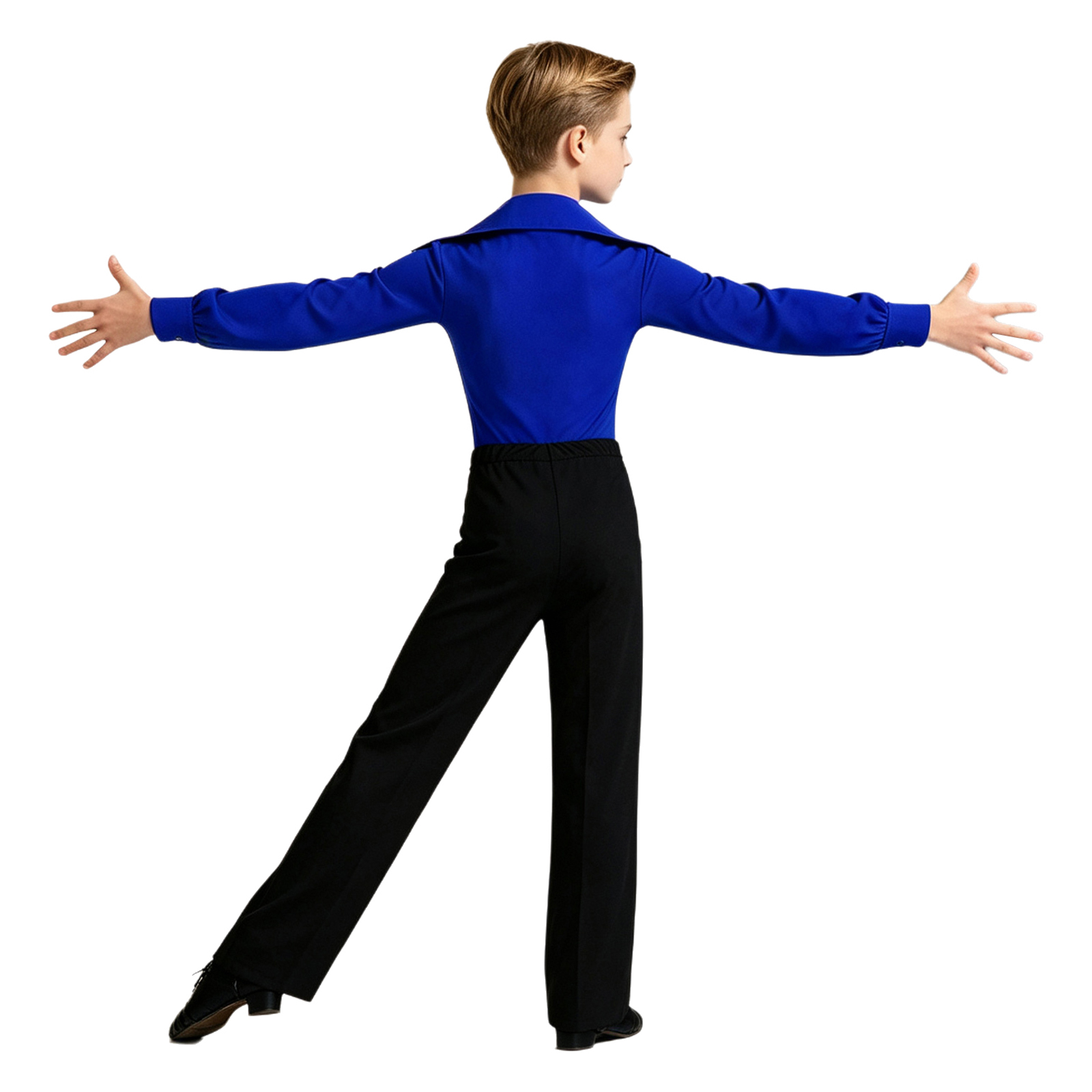 Nieuwe jongens Latin danskostu - Rhinestone Banding Trim recensie en prijs