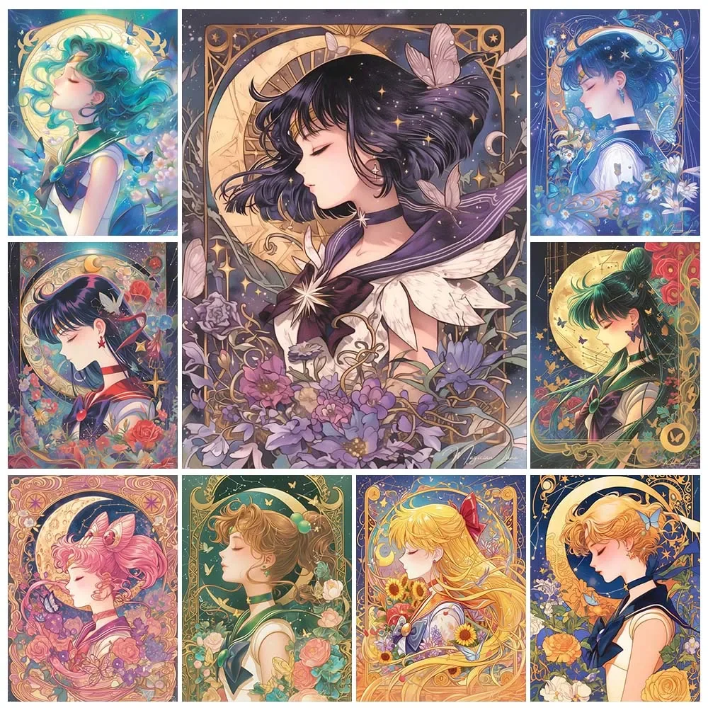 Cartoon Anime Diamant Schilder - Embroidery Embellishments recensie en prijs