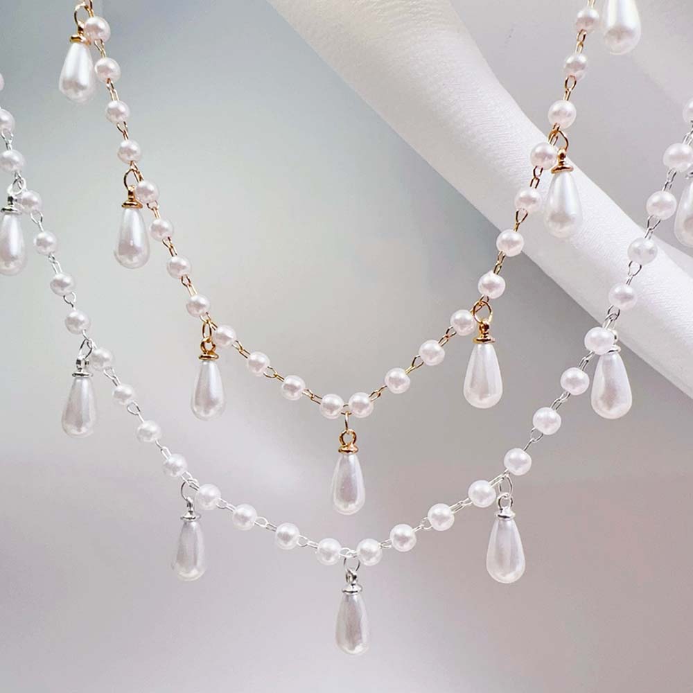 0.5M 1M Imitatie Parel Waterdr - Pearl Trim Chain recensie en prijs