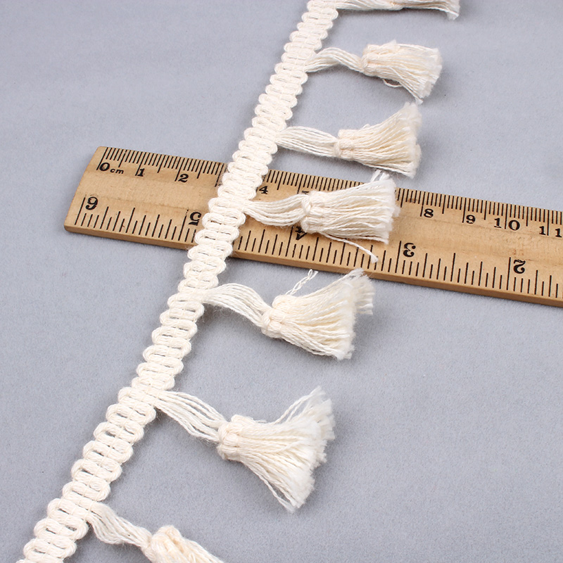 45mm 5 yards/lot Katoen Kant L - Fringe Ribbon Sewing recensie en prijs
