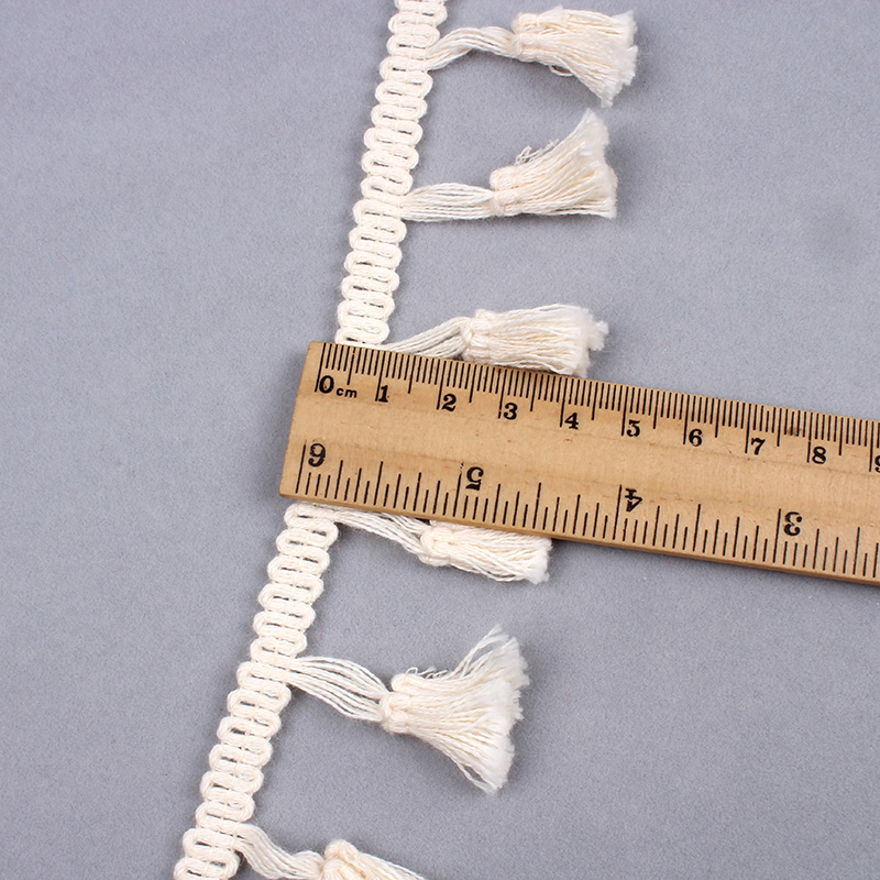 45mm 5 yards/lot Katoen Kant L - Fringe Ribbon Sewing recensie en prijs
