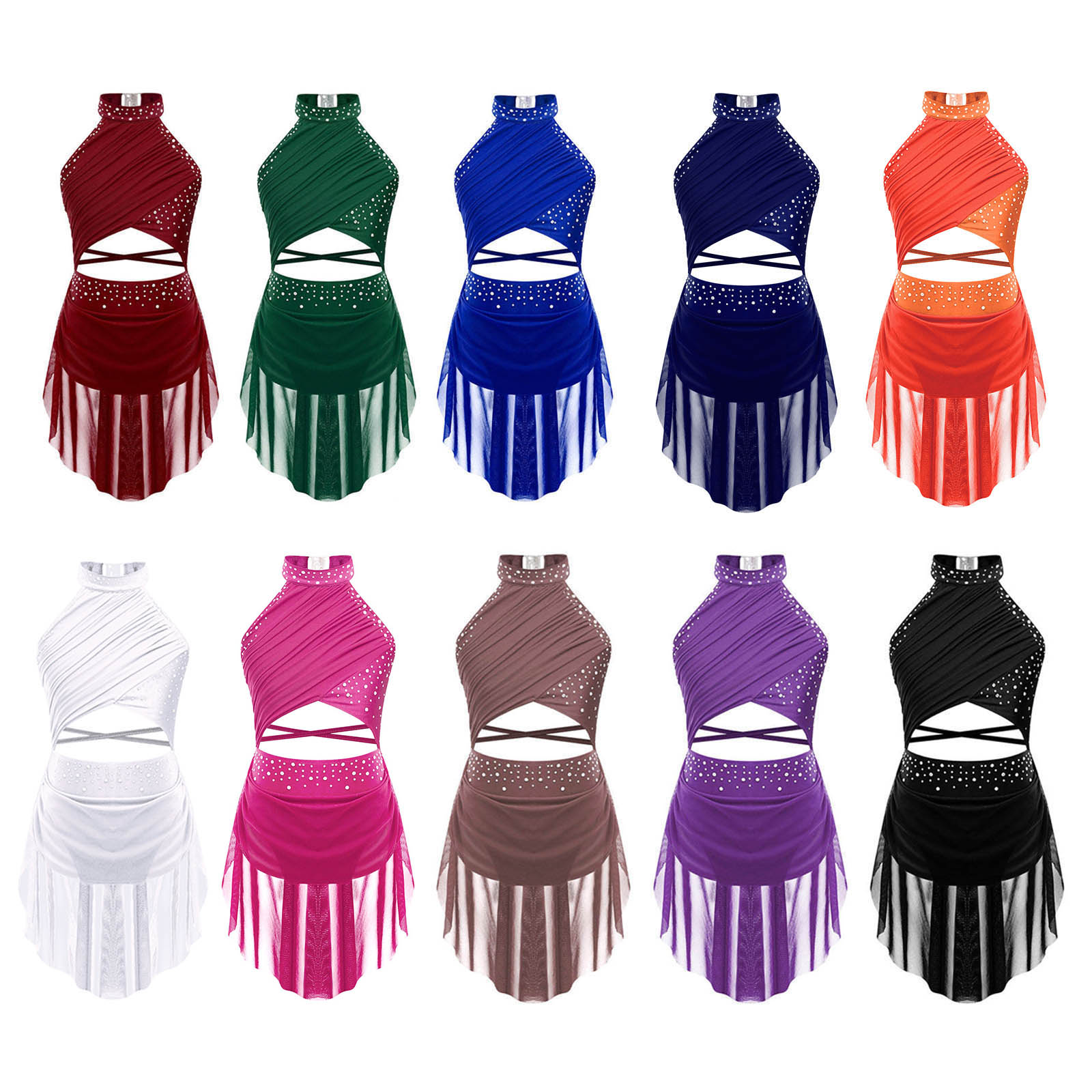Kinderen Meisjes Ballet Turnpa - Rhinestone Banding Trim recensie en prijs