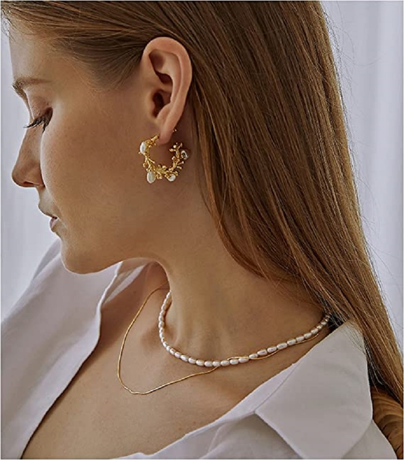 Parelsnoer 5-7mm ovale witte p - Pearl Trim Chain recensie en prijs