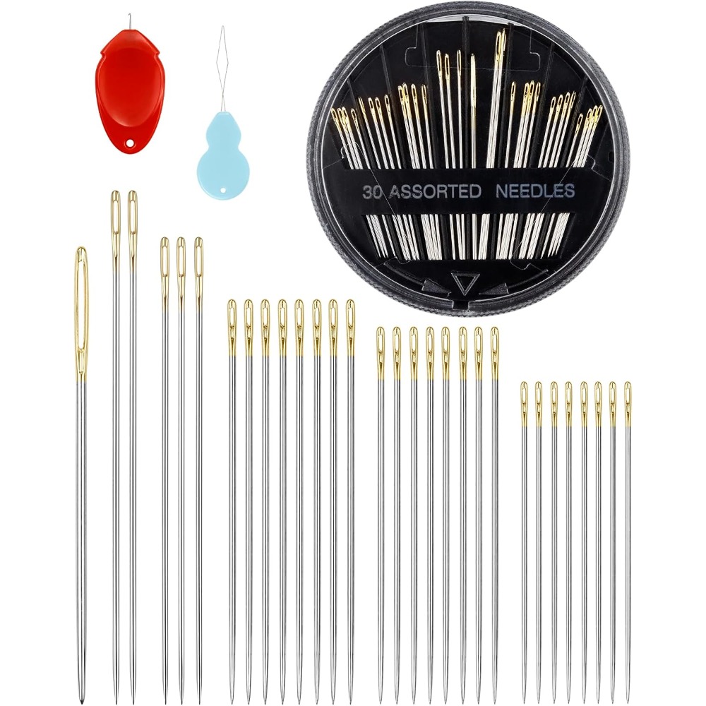 30-delige set stalen handnaald - Embroidery Craft recensie en prijs