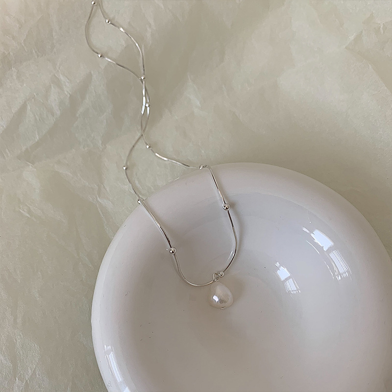 925 Sterling Zilveren Ketting  - Pearl Trim Chain recensie en prijs