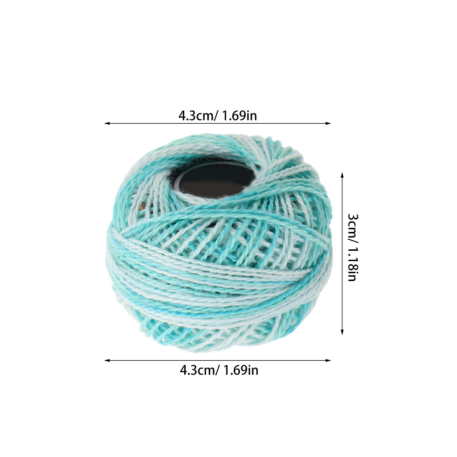 12-delige kleurrijke katoenen  - Embroidery Craft recensie en prijs