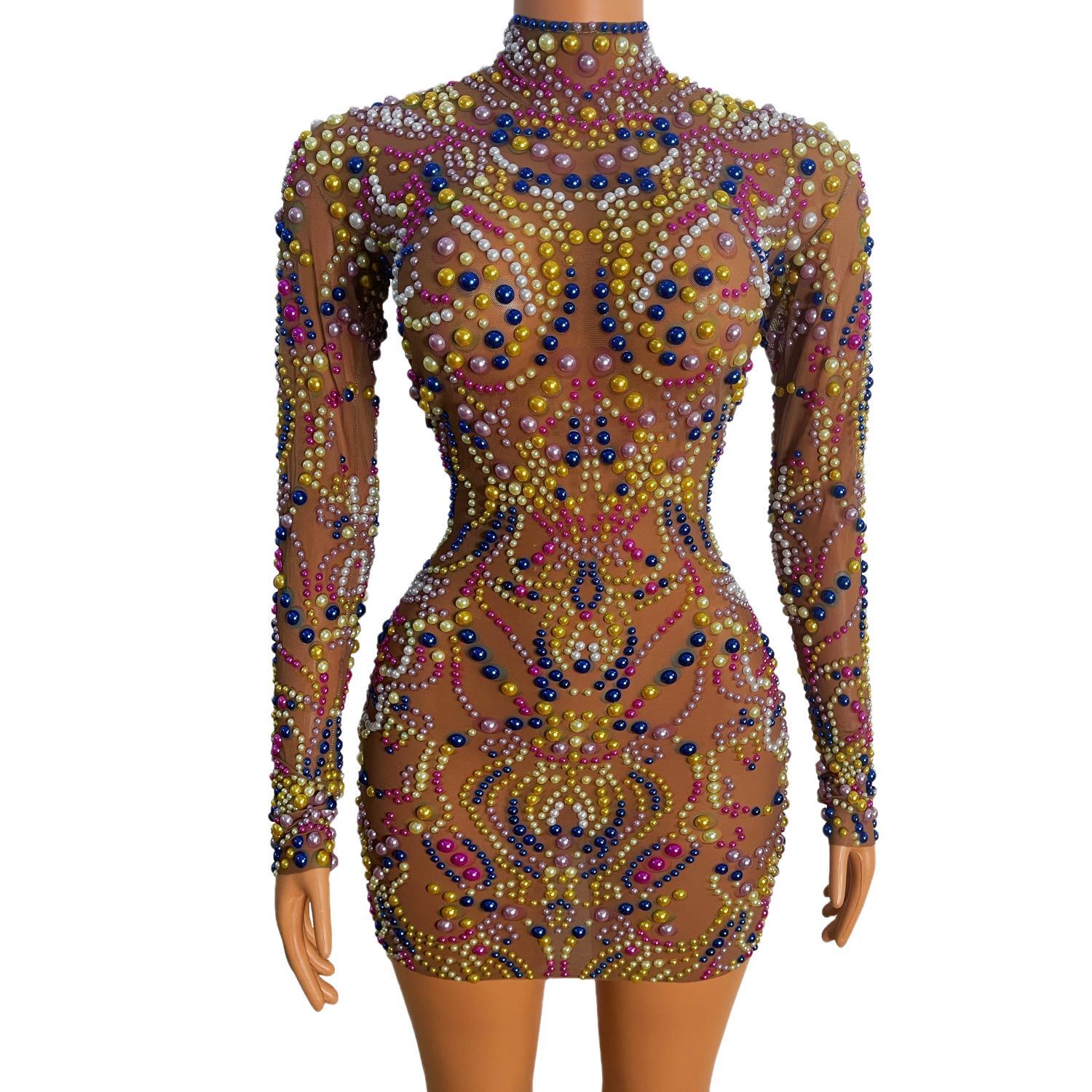 Yeguang Dames Naakt Mesh Veelk - Embellish Knit recensie en prijs
