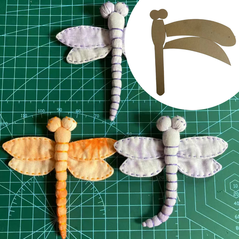Dragonfly quiltsjabloon transp - Embroidery Craft recensie en prijs