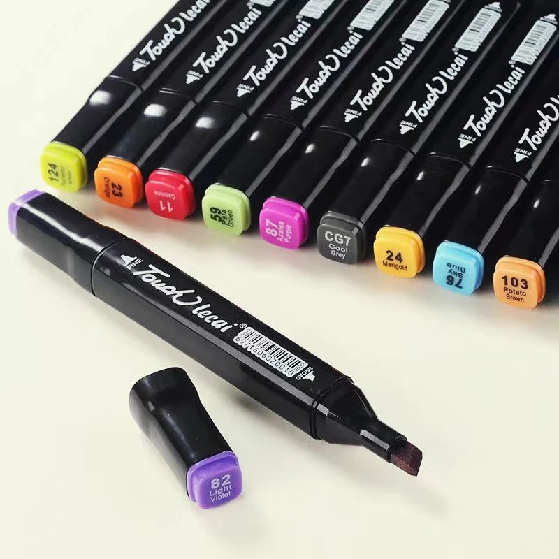 12 kleuren/set Macaron alcohol - Copic Marker Sketch recensie en prijs