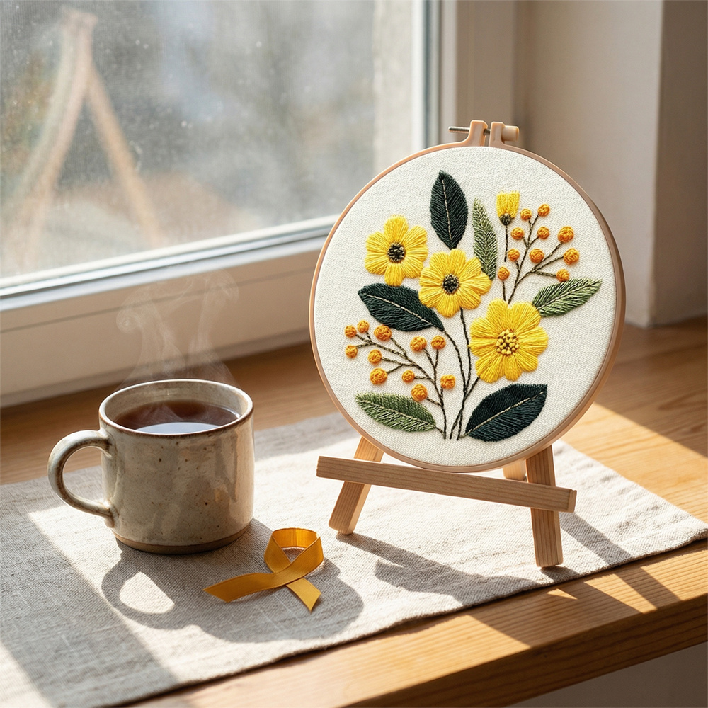 MomoArt DIY borduurpakket bloe - Embroidery Craft recensie en prijs