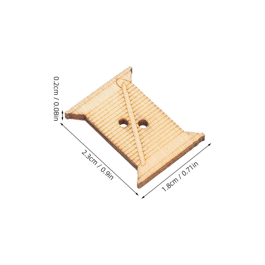 100 stuks houten naaimachine g - Embroidery Craft recensie en prijs